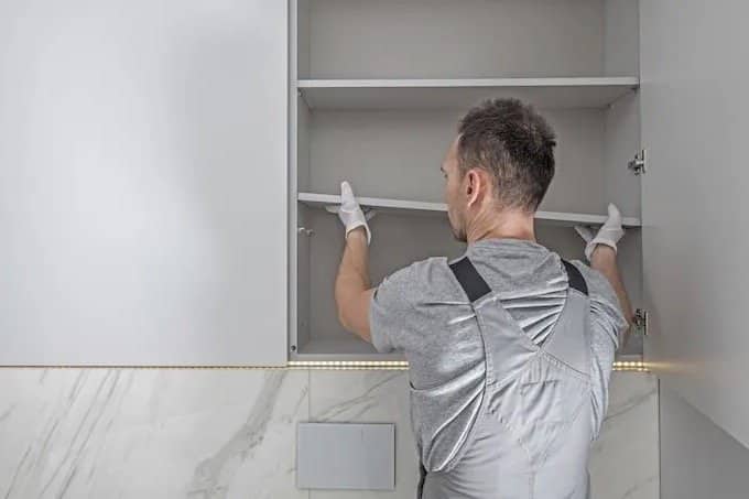 Installing Upper Kitchen Cabinets On A Ledger Board