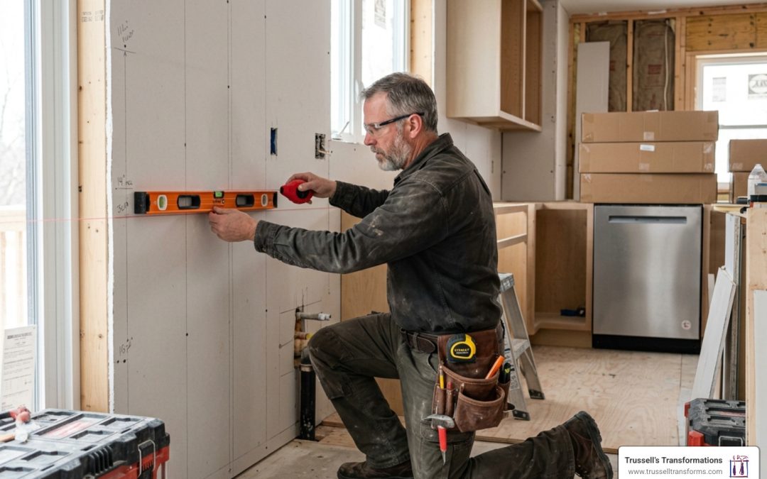 best way to install cabinets