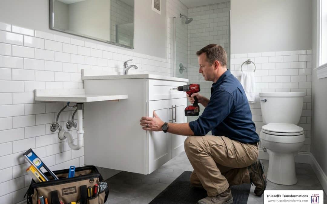 vanity unit installation
