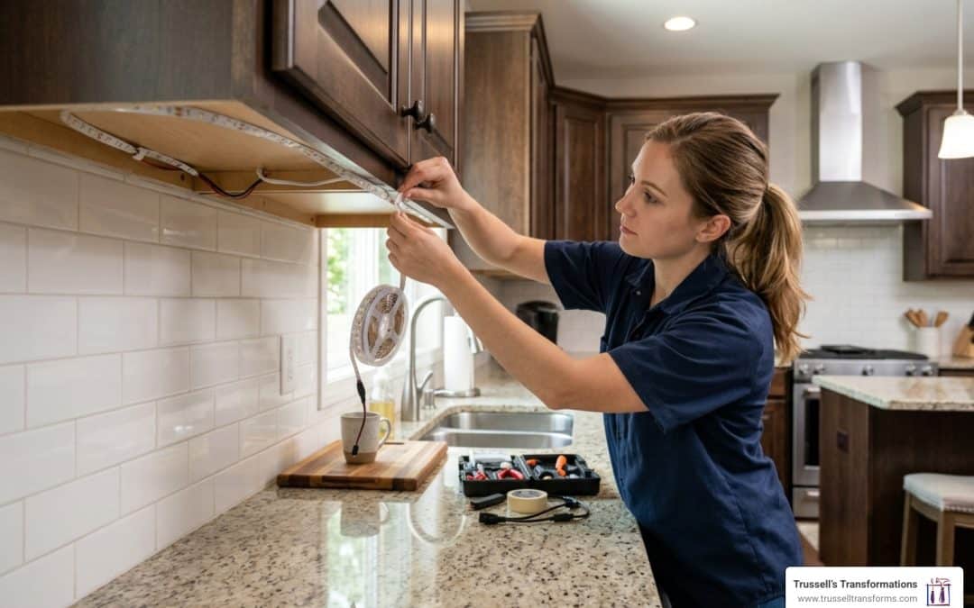 best way to install under cabinet lighting