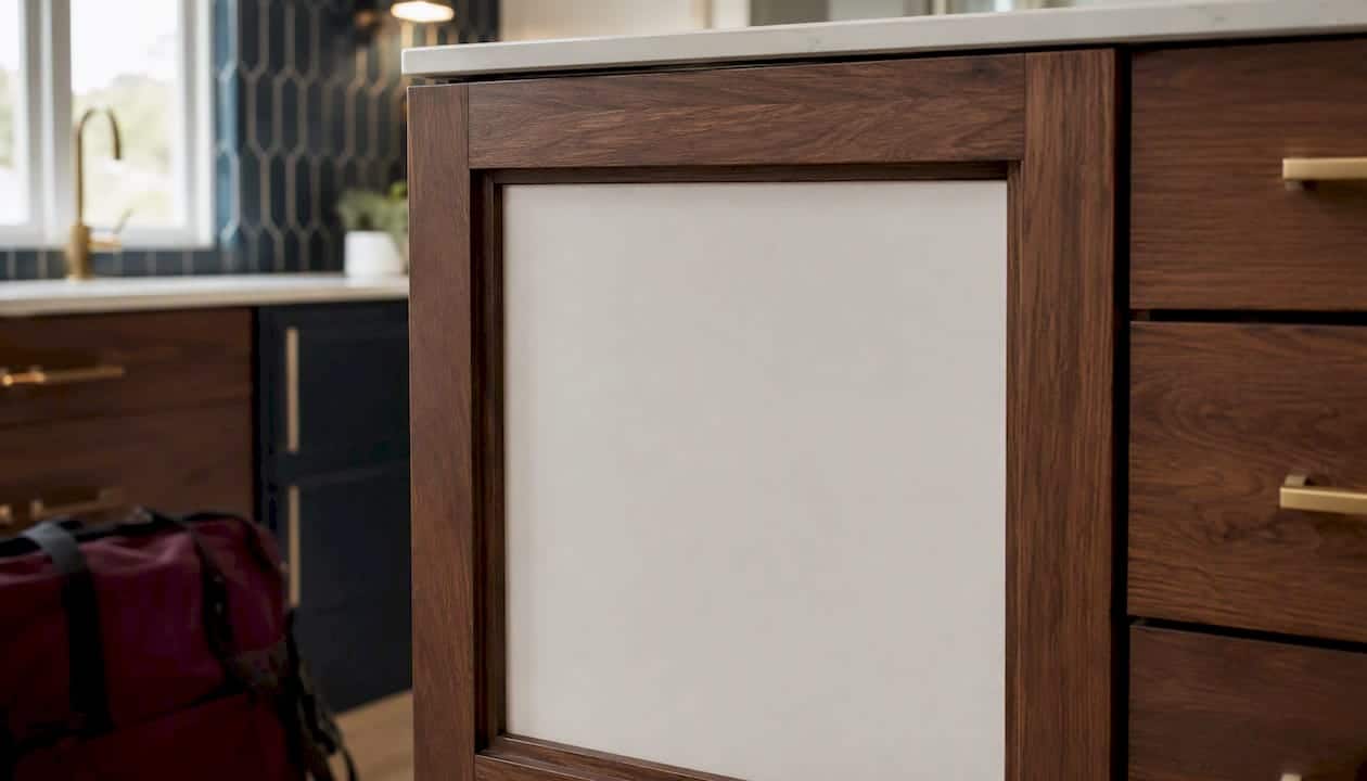 Close-Up Of Shaker Cabinet Door Profile