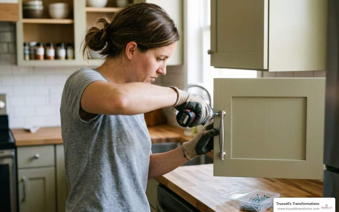cabinet hardware installation