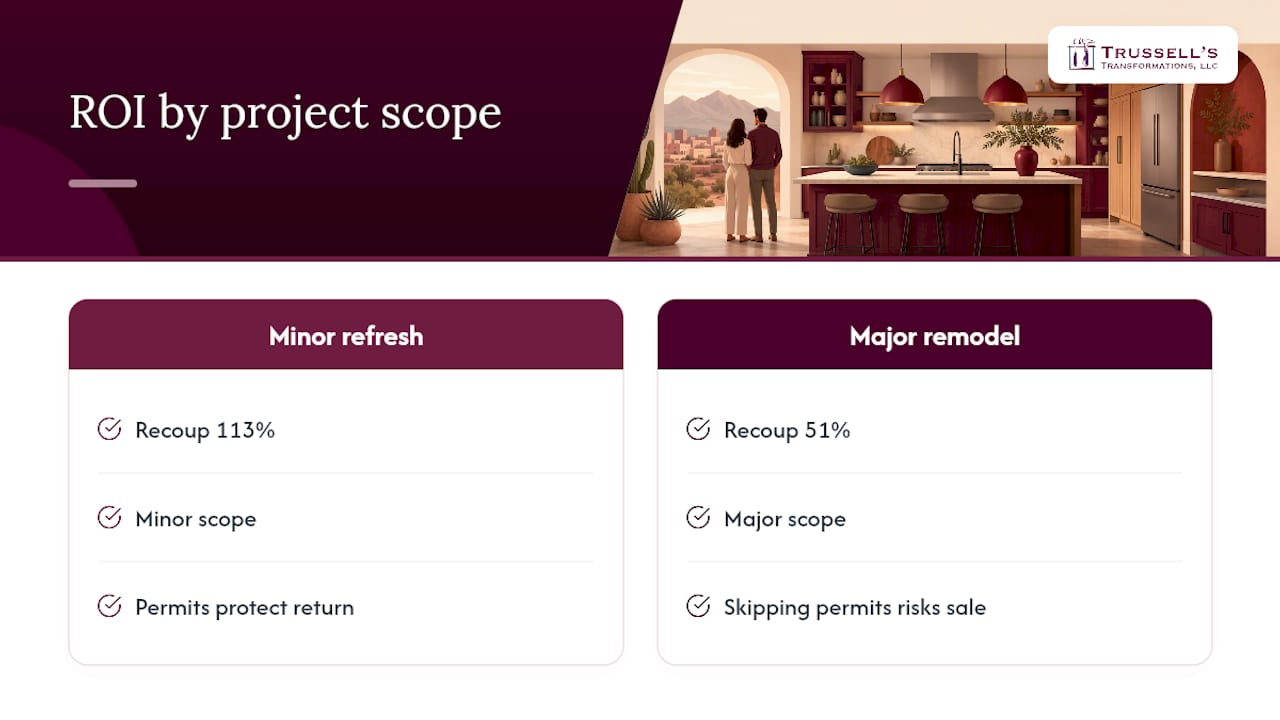Kitchen Remodel Roi Comparison By Project Scope