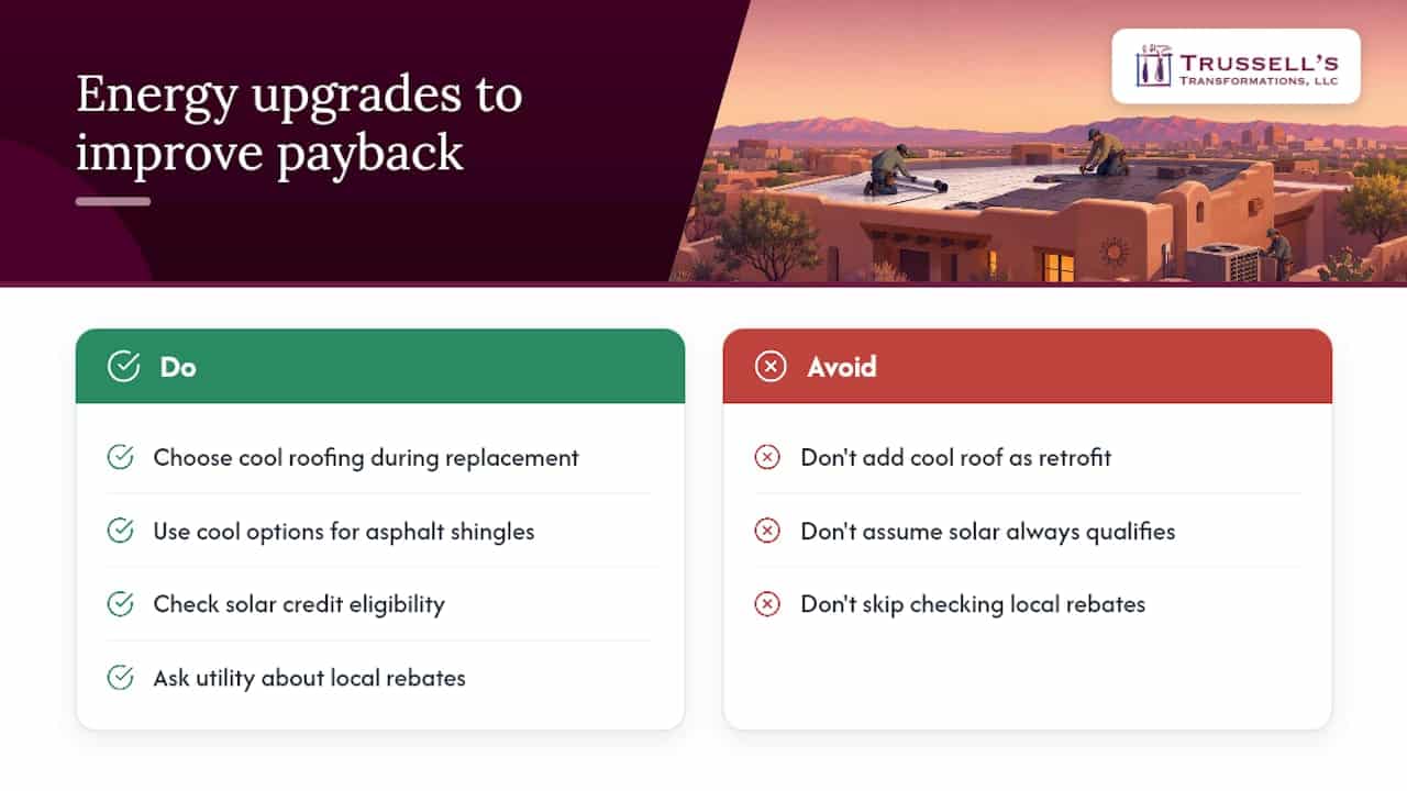 Energy Efficiency Upgrades That Can Improve Your Payback — Overview Diagram