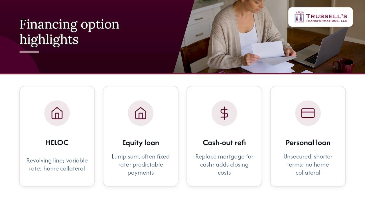 Which Financing Option Fits Your Project — Overview Diagram